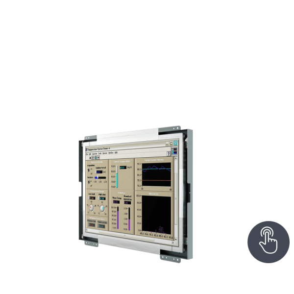 21-Einbau-Industrie-LCD-R15L600-OFC3_mT.png / TL Produkt-Welten / Industriemonitor / Open Frame (Einbau von hinten) / Touch-Screen für 1-Finger-Bedienung