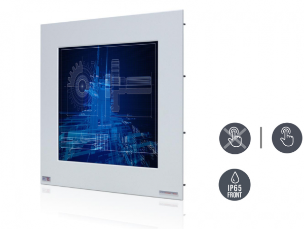 01-Einbau-Industriemonitor-S17L500-OFM1-v1.png / TL Produkt-Welten / Industriemonitor / Panel Mount (Einbau von vorne) / Resistive / Glas (optional)