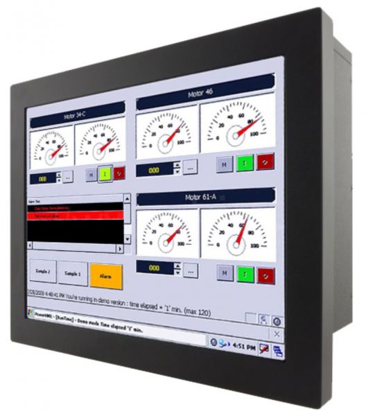 01-Chassis-Industrie-Panel-PC-R15IB7T-CHC3 / TL Produkt-Welten / Panel-PC / Chassis (VESA-Mounting) / Touch-Screen für 1-Finger-Bedienung