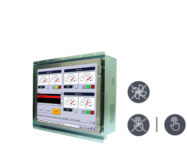 21-Einbau-Industrie-Panel-PC-R12IB3S-OFM2-v1.png / TL Produkt-Welten / Panel-PC / Open Frame (Einbau von Hinten) / Resistive / Glas (optional)