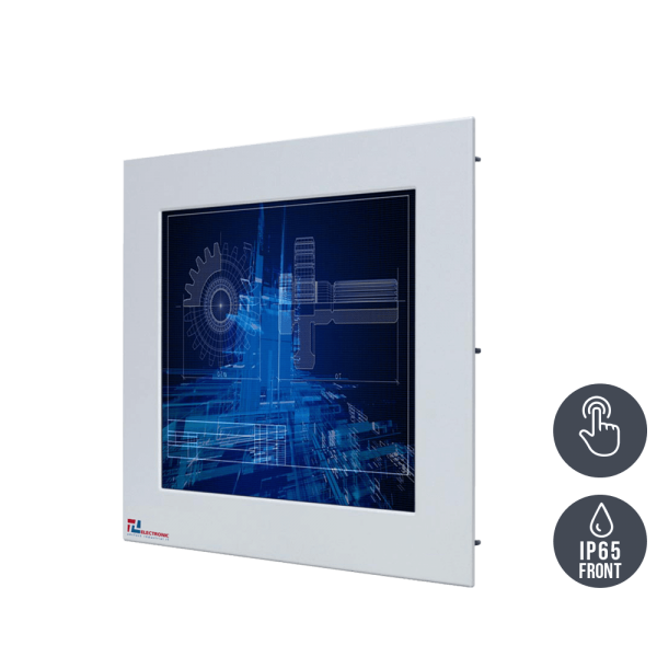 01-Einbau-Industriemonitor-WM15PMA-IP65_mT.png / TL Produkt-Welten / Industriemonitor / Panel Mount (Einbau von vorne) / Touch-Screen für 1-Finger-Bedienung