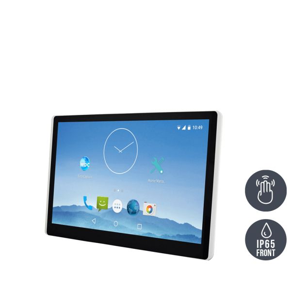 01-Front-W15L100-PTA3 / TL Produkt-Welten / Industriemonitor / Chassis (VESA-Mounting) / Multitouch-Screen, projiziert-kapazitiv (PCAP)