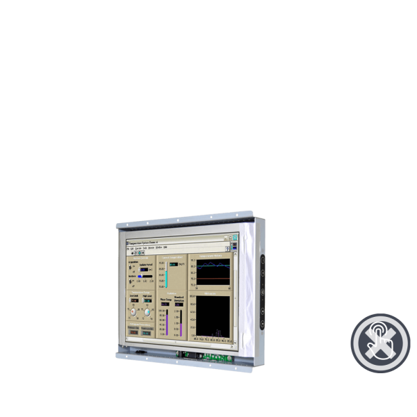21-Einbau-Industrie-LCD-R12T600-OFL1_oT.png / TL Produkt-Welten / Industriemonitor / Open Frame (Einbau von hinten) ohne Touch-Screen