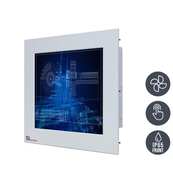 01-Industrie-Panel-PC-WM15PMA-IP65-Einbau-mL.png / TL Produkt-Welten / Panel-PC / Panel Mount (Einbau von vorne) / Touch-Screen für 1-Finger-Bedienung