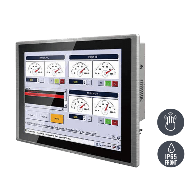 01-PCAP-Multitouch-Industrie-Monitor-R19L300-PPA1.png / TL Produkt-Welten / Industriemonitor / Panel Mount (Einbau von vorne) / Multitouch-Screen, projiziert-kapazitiv (PCAP)