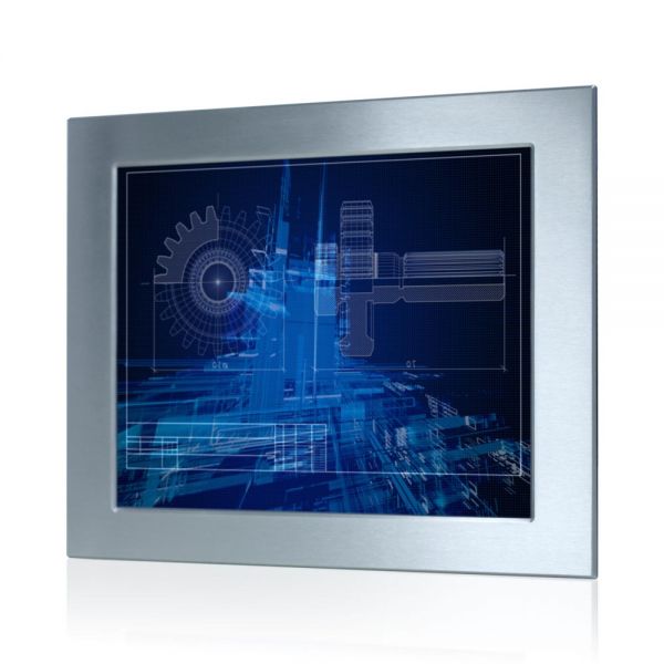 01-Industrie-Panel-PC-WM19PME-Edelstahl-IP65-Einbau / TL Produkt-Welten / Panel-PC / Panel Mount (Einbau von vorne) / Touch-Screen für 1-Finger-Bedienung