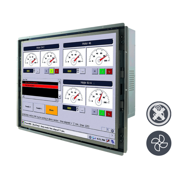 21-Einbau-Industrie-Panel-PC-R17IK7T-OFM1.png / TL Produkt-Welten / Panel-PC / Open Frame (Einbau von Hinten) / ohne Touch-Screen