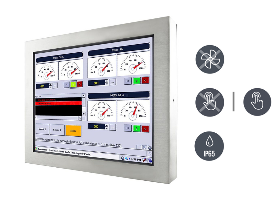 R19IB3S-65A1 | Touch-Screen for 1-Finger Operation | Chassis Stainless ...