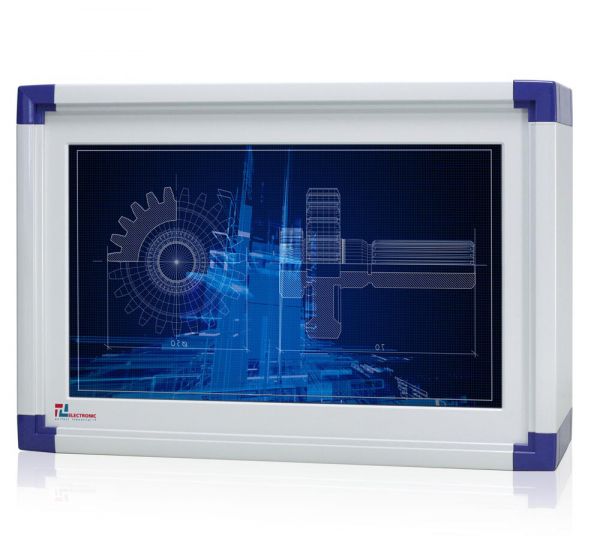 01-Industriemonitor-IP65-WM22WPCA / TL Produkt-Welten / Industriemonitor / mit Rundumschutz mit oder ohne Tastaturfront / Touch-Screen für 1-Finger-Bedienung