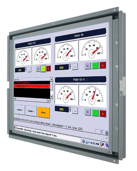 21-Einbau-Industrie-LCD-S17L500-OFM1 / TL Produkt-Welten / Industriemonitor / Open Frame (Einbau von hinten) / Touch-Screen für 1-Finger-Bedienung