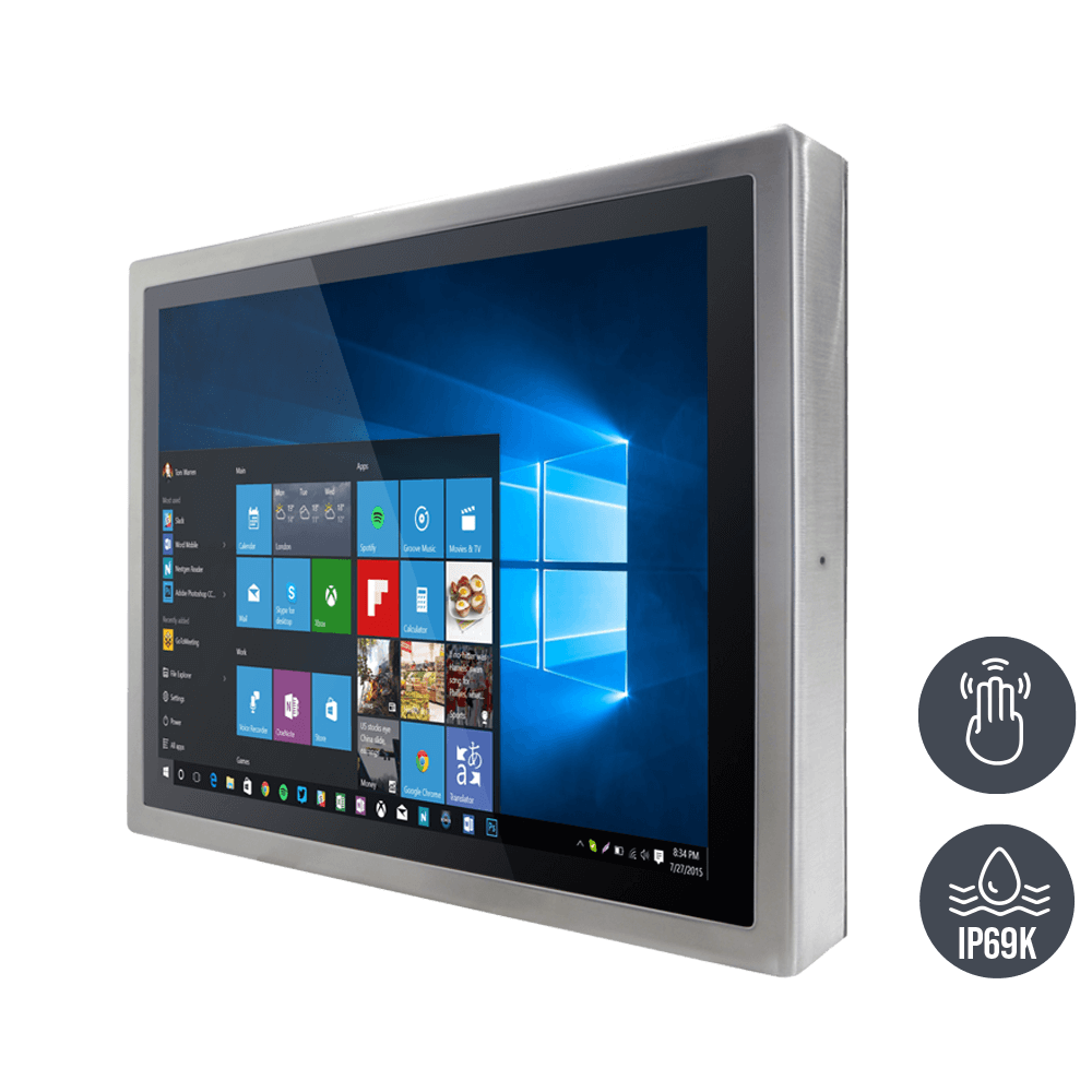 Stainless steel industrial monitors (VESA mounting) | TL Electronic