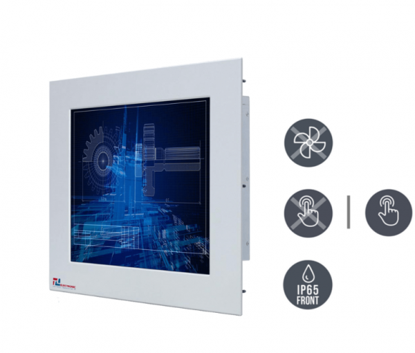 01-Industrie-Panel-PC-R15IP7T-OFC3-IP65-Einbau-v1.png / TL Produkt-Welten / Panel-PC / Panel Mount (Einbau von vorne) / Resistive / Glas (optional)