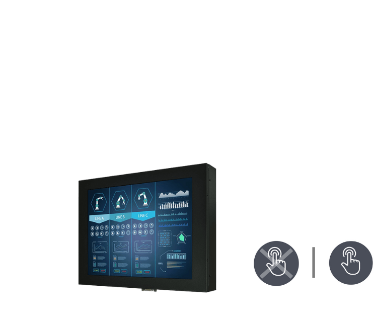 R10L600-CHP1 | Touch-Screen for 1-Finger Operation | Chassis (VESA ...