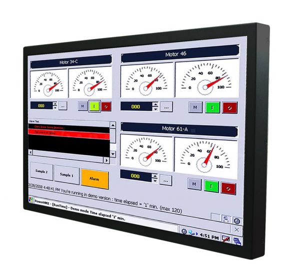 Front-right-WM 22W-IB70-CH-PRS / TL Produkt-Welten / Panel-PC / Chassis (VESA-Mounting) / Touch-Screen für 1-Finger-Bedienung