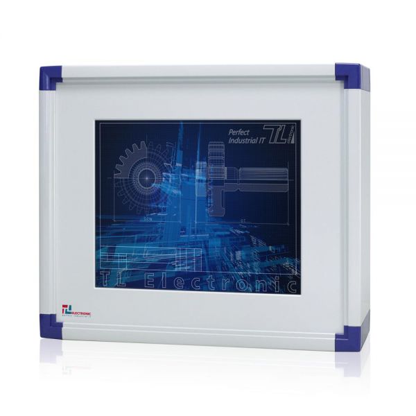 01-Industriemonitor-IP65-WM15PCA / TL Produkt-Welten / Industriemonitor / mit Rundumschutz mit oder ohne Tastaturfront / Touch-Screen für 1-Finger-Bedienung