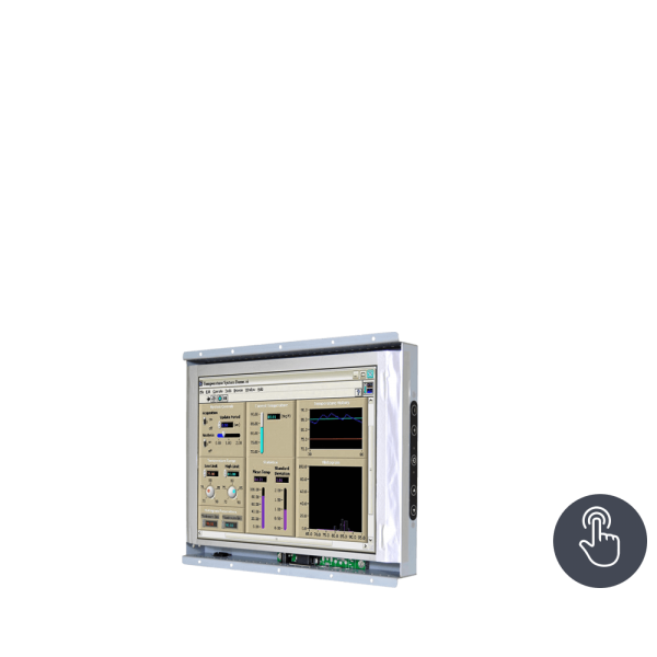 21-Einbau-Industrie-LCD-R12T600-OFL1_mT.png / TL Produkt-Welten / Industriemonitor / Open Frame (Einbau von hinten) / Touch-Screen für 1-Finger-Bedienung