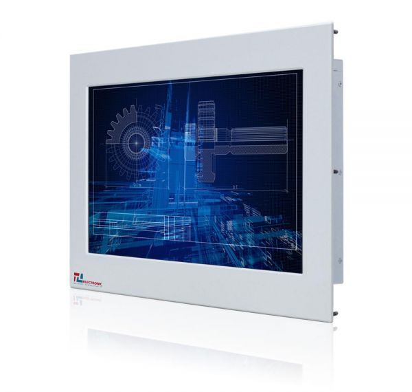 01-Industrie-Panel-PC-WM15WPMA-IP65-Einbau / TL Produkt-Welten / Panel-PC / Panel Mount (Einbau von vorne) / Touch-Screen für 1-Finger-Bedienung