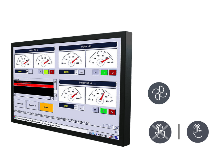 W22IF7T-CHA3 | Touch-Screen for 1-Finger Operation | Chassis (VESA ...