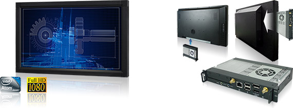 Panel PC with OPS PC module