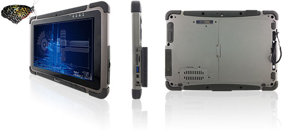 The industrial tablet PC “M101B” is the ideal tool for industrial mobile computing environment