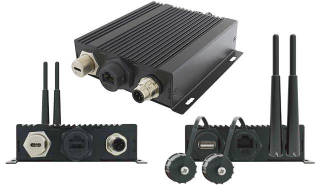 The EAC mini Embedded PC offers an ideal compact computer unit for Smart Factory and outdoor applications with its compact dimensions and IP67 protection