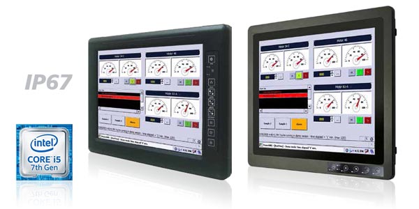 The proven industrial Panel PCs GWIN with IP67 all-round protection Core i CPUs of the 7th generation