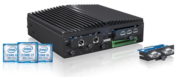 The compact EL1097 Embedded Industrial PC in booksize format can be extended with modules for additional interfaces