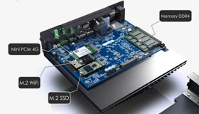 Booksize industrial PC with optimum passive cooling and fail-safe design