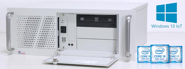 19-inch rackmount Industrial PC ClassicLine with 9th generation Core i CPUs