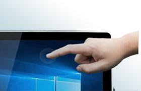 available display sizes of 10 to 15 inch as HMI-Panel-PC or Monitor