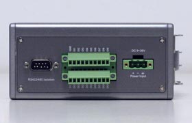 Digital I/O ports with 9 inputs and 9 outputs on the DR2100-P Embedded PC