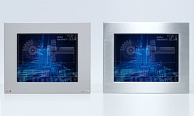 Panelmount built-in fronts in aluminium and stainless steel