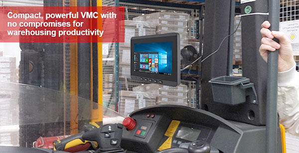 Vehicle Mount Computer montiert an Gabelstapler