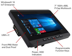7-inch Vehicle Mount Computer Touchscreen