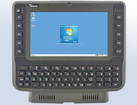 8-inch Vehicle Mount Computer with keyboard