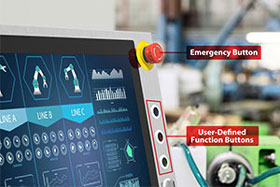 Stainless steel panel PC in beverage packaging system