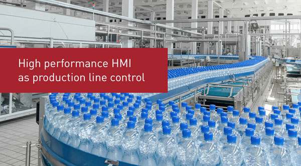 High performance HMI as production line control