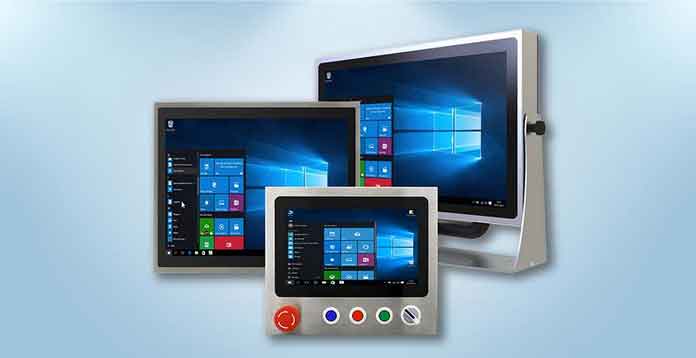 The stainless steel panel PCs with IP65 protection meet all hygienic requirements.