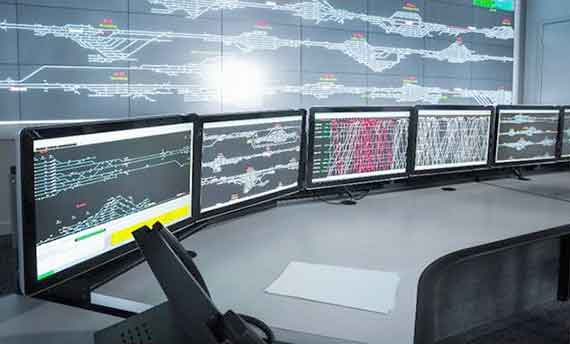 HMI GC Series as a desktop in a control room