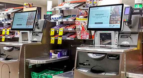 HMI GC-Series as point-of-sale cash register terminal
