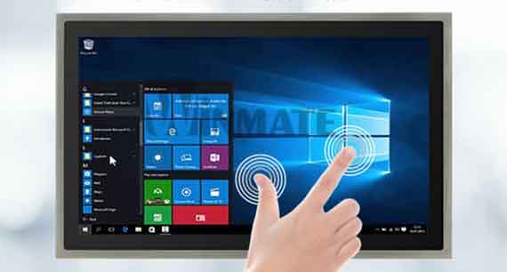 flat PCAP touch front surface without dirty edges