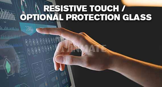 Robust touch screen for 1-finger-operaion