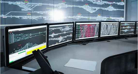 HMI GC series as a desktop in a control room