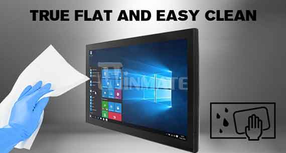 The flat surface is easy to clean