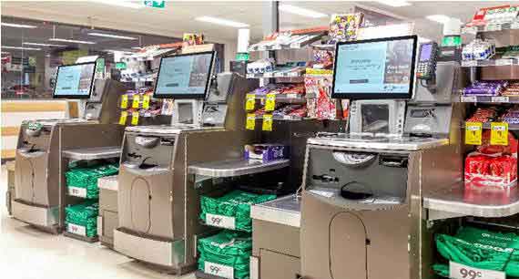 HMI GC series as a checkout terminal at the point of sale